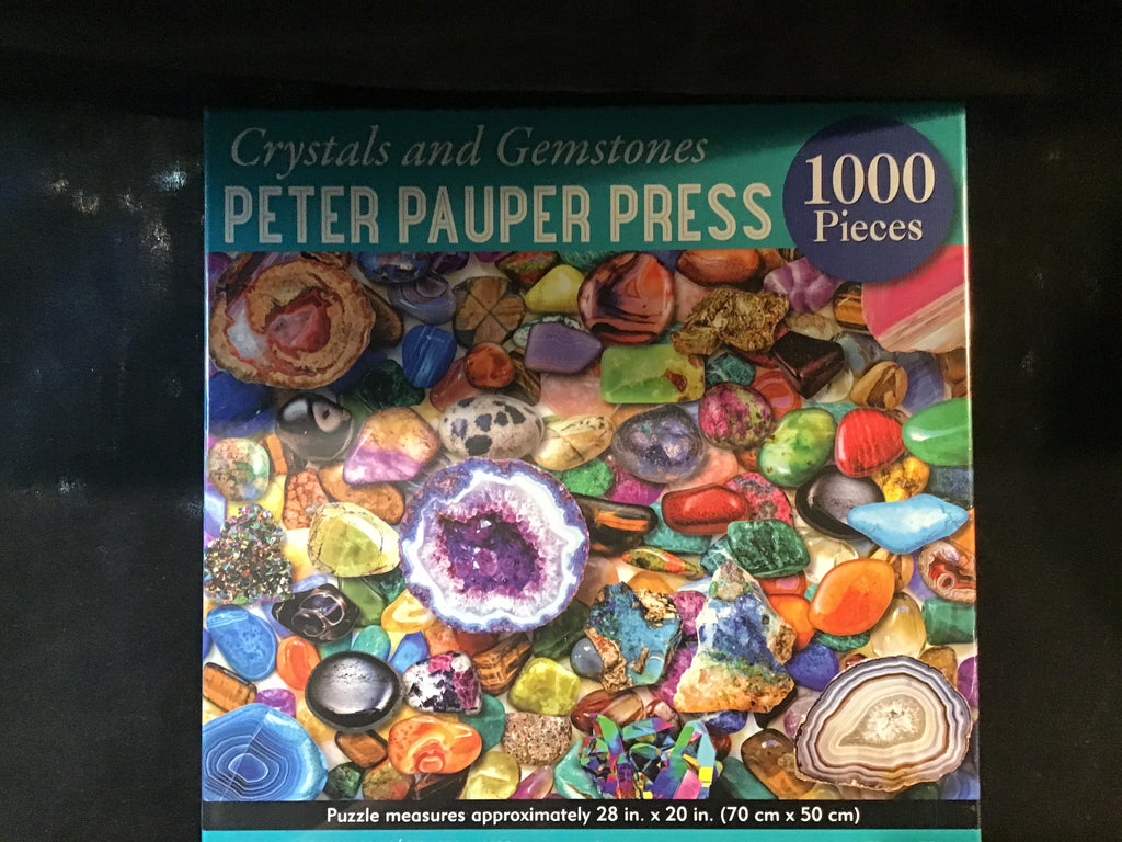 1000 piece jigsaw puzzle - Crystals and Gemstones