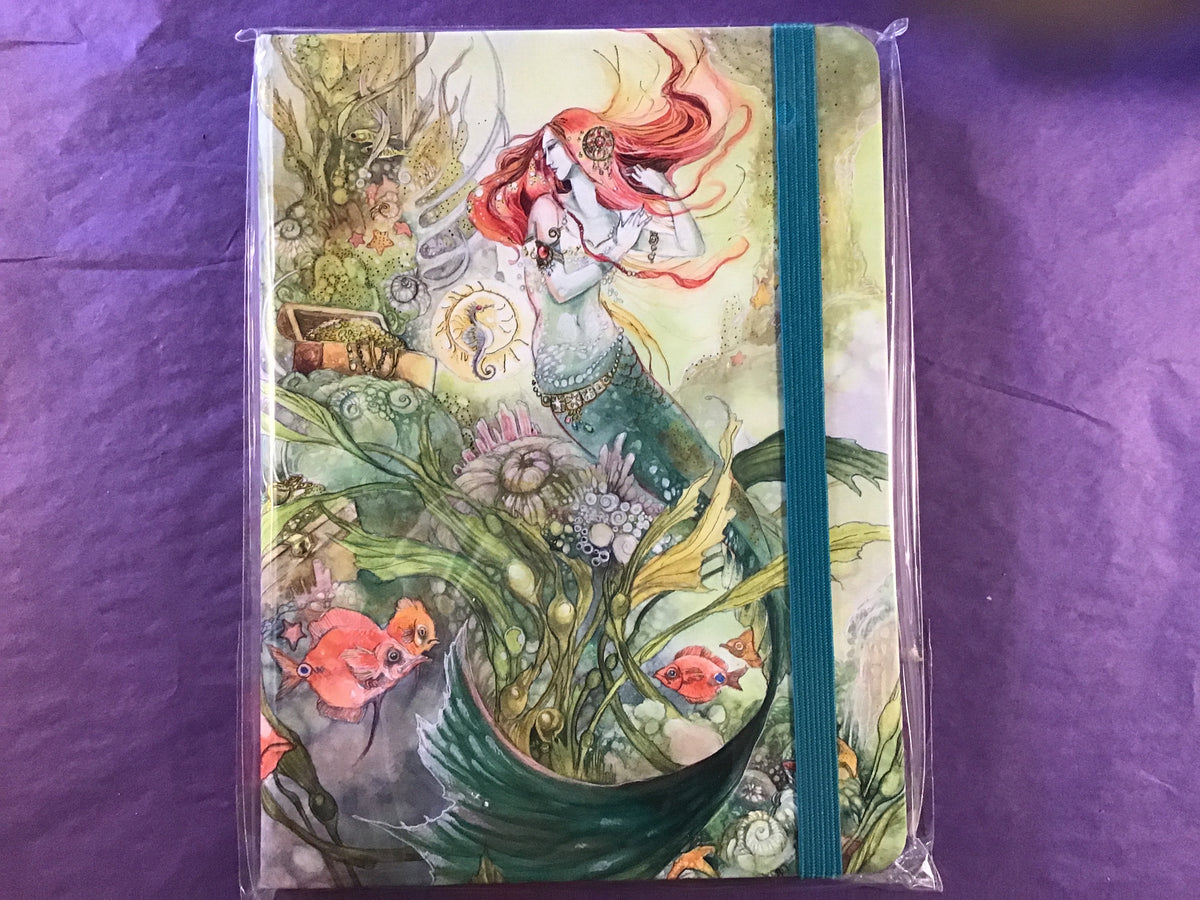 Mermaid mid sized journal – Charlotte Elliott & The Book Store Next Door